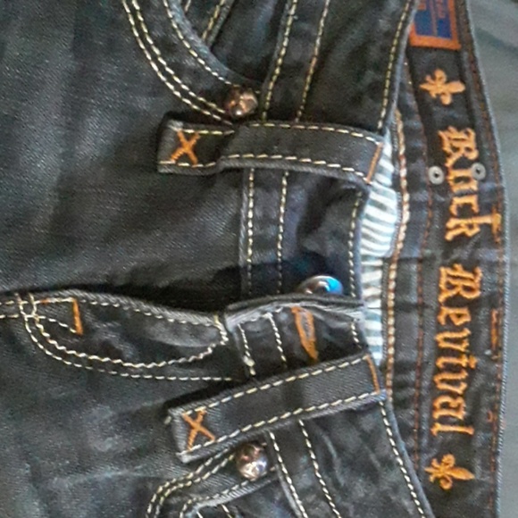 ROCK REVIVAL JEANS SIZE 25 - Picture 5 of 8